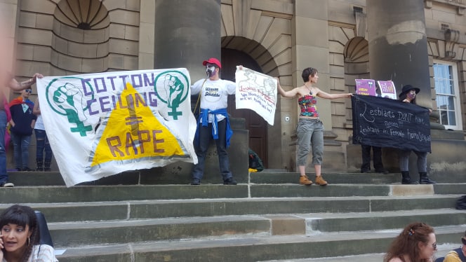 Lesbian Protest - Lancaster Pride