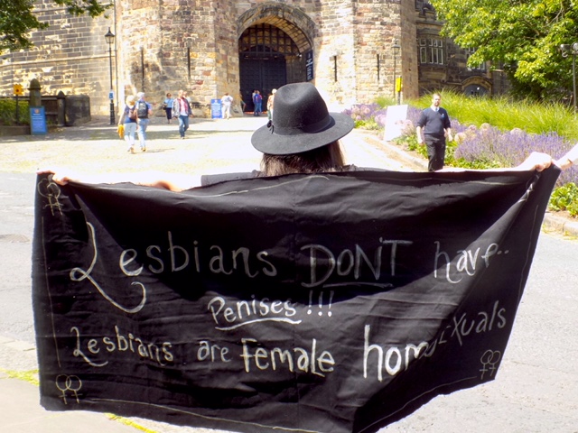 Lesbians don't have penises